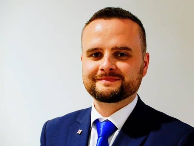 Coun Ben Brown, Mansfield Council Conservative member for West Bank. Picture: Coun Ben Brown.