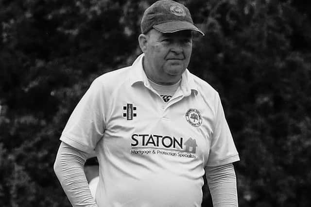 Phil Stanley at Sherwood Colliery Cricket Club. Image shared by Sherwood Colliery Cricket Club.