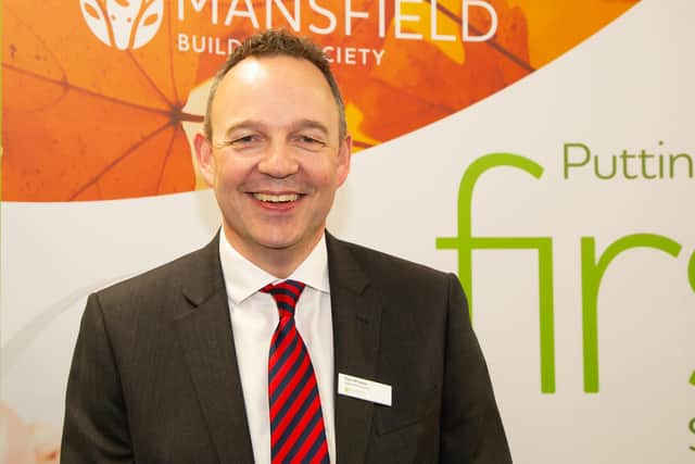 Paul Wheeler, new chief executive of the Mansfield Building Society