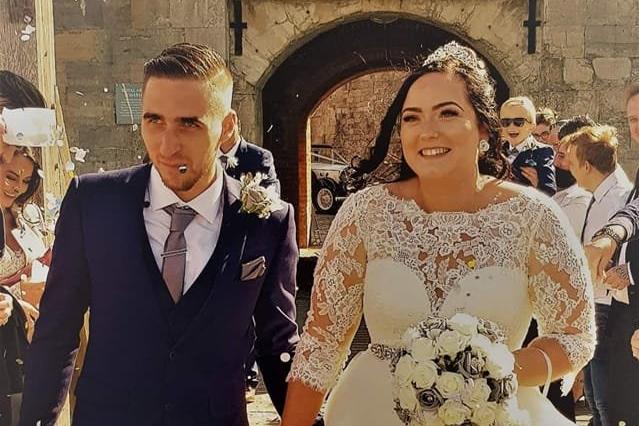 Faye married on 26.9.20. She said: We brought it forward to the 26.09.20, was the best day ever. 30 guests including us and I wouldn't have changed a thing. It was at beautiful Southsea Castle.'