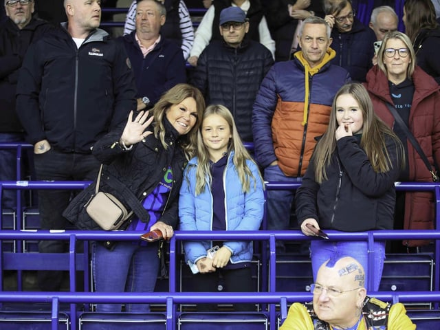 Happy Stags fans at Luton Town.