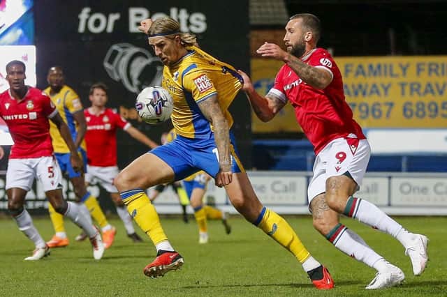 Mansfield Town defender Aden Flint (14) during the Sky Bet League 2 match against Wrexham AFC at the One Call Stadium, 03 Oct 2023
Photo credit : Chris & Jeanette Holloway / The Bigger Picture.media