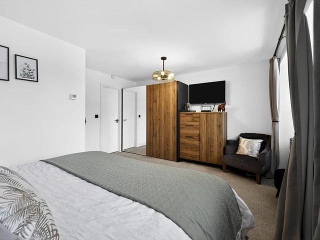 The property features ample bedroom space for a growing family or for hosting guests.