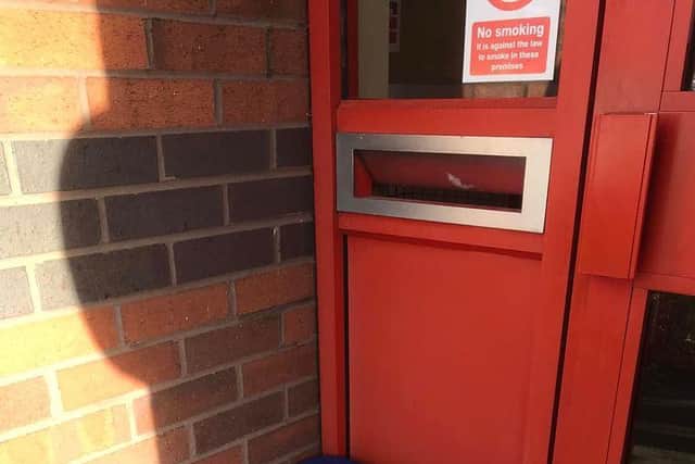 Drop off presents at Ashfield Fire Station