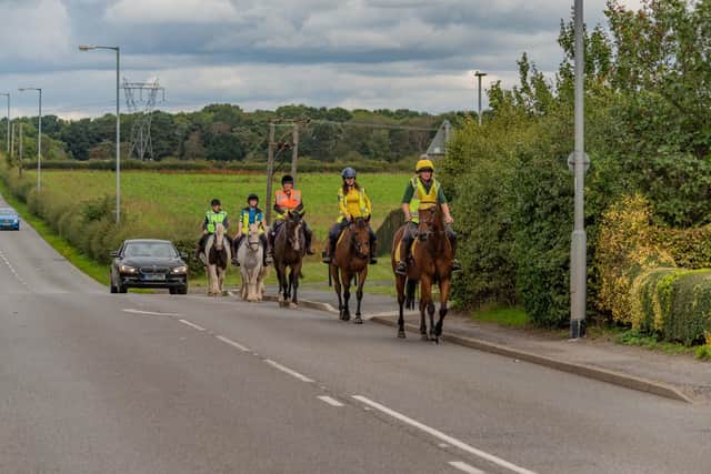 Eleven riders and one walker took part. Picture: MLG Photography & Media