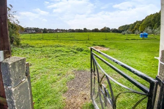 The fact that it is at home with nature is one of the Peveril Drive bungalow's most prized assets. At the back of the property,  a gate opens out on to large fields that are ideal for walking the dog or enjoying some fresh air.
