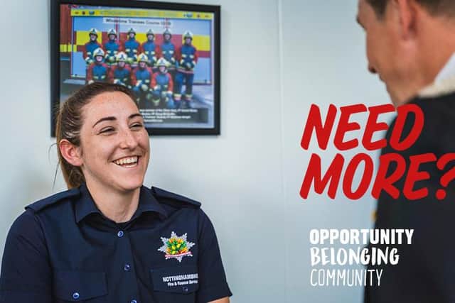 Could you be an on call firefighter for the Nottinghamshire Fire and Rescue Service?