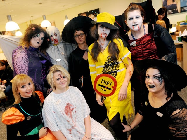 Back l-r Hayley Mason, manager, Katie Morris, Amanda Lee, manager, Laura Penny, Kelly Graham. Front l-r Kara Bartlett, Tiffany Mills and Sarah Alberry.