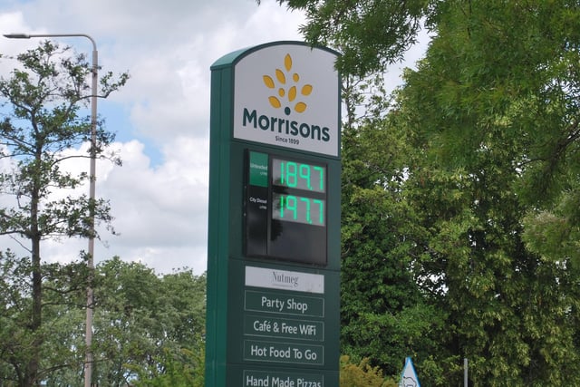 Morrisons, Sutton Road, Mansfield - unleaded 189.7 per litre, diesel 197.7.