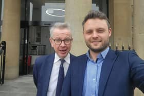 Ben with Levelling Up Secretary Michael Gove