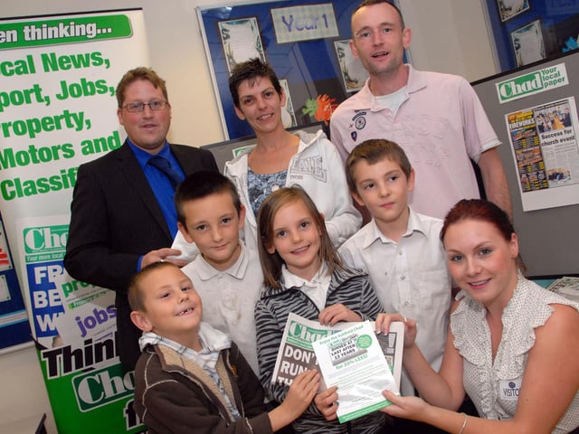 Parents' evening was a significant event of the term. Photo: Parents' Evening at Sutton's Leamington Primary School 2007. Parents and pupils had the opportunity to meet staff from the Mansfield and Ashfield Chad.