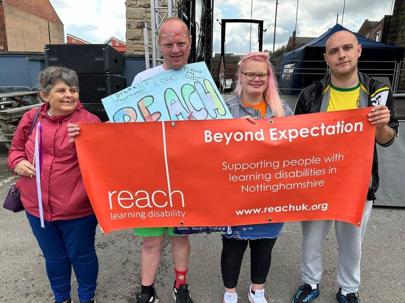 Reach Learning Disability shared this image from Friday's march for more.