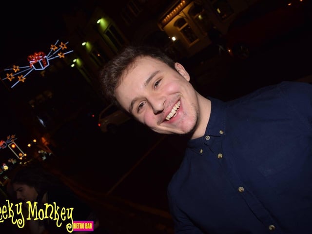 Smiling for the camera