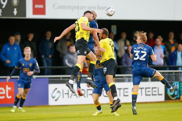 Midweek aaction from Harrogaate v Stags  - Pic Chris Holloway