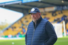 Andy Woodman during the Sky Bet League 1 match against Bromley FC at the One Call Stadium, 10 Oct 2026, Photo credit Chris & Jeanette Holloway / The Bigger Picture.media