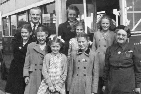 These youngsters are looking forward to a day out.
