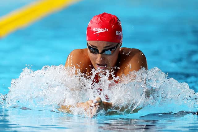 Molly Renshaw in the 200m Breaststroke Heats.