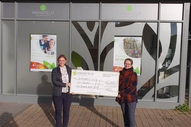 Mansfield Building Society has donated £6,000 to the School's Out appeal