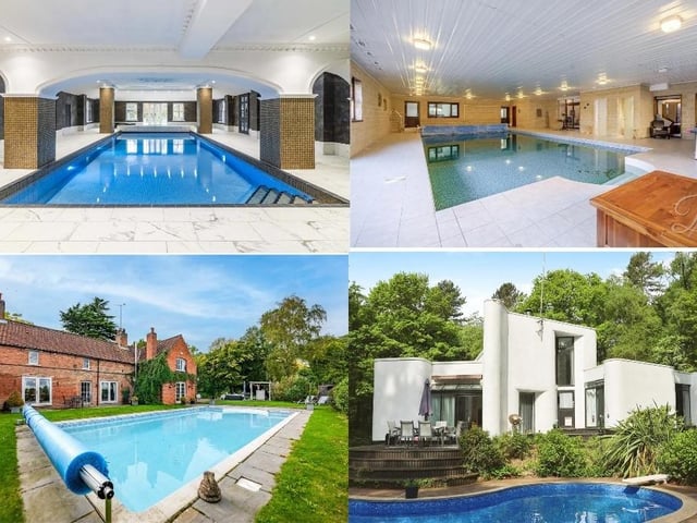 Check out these stunning homes with swimming pools.