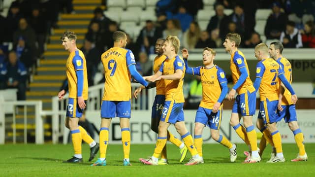 Mansfield Town have won 12 out of 18 home games this season.
