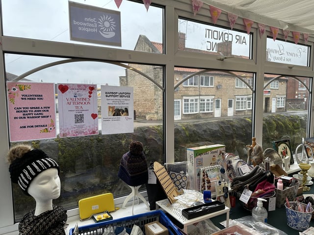 Bathed in natural light from the shop front's windows, the pop-up shop is a spacious site situated in the centre of Warsop.