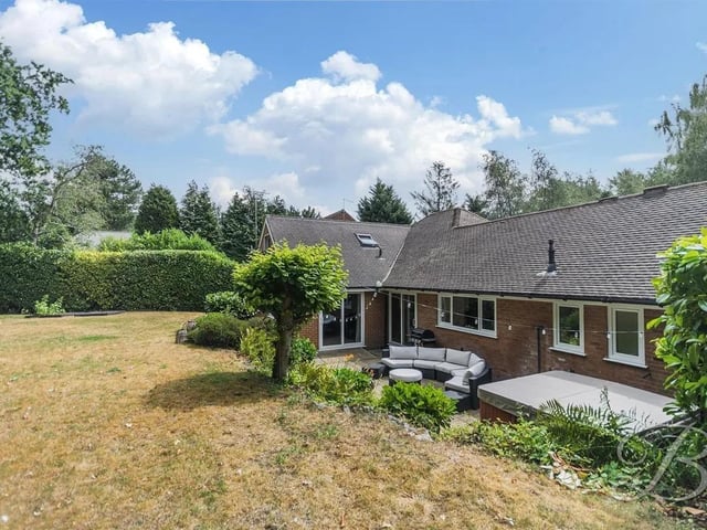 The generous rear garden offers a fantastic outdoor space for the whole family and is predominantly laid to a raised lawn with an extensive patio area