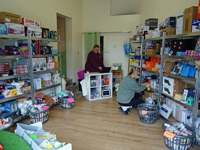 The charity shop will be run by supportive volunteers.