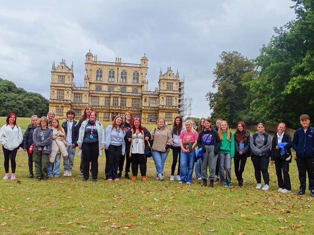 Animal care students at Nottingham's Wollaton Hall