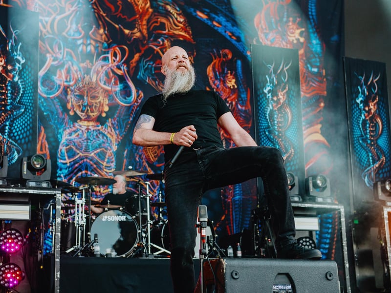 Meshuggah performed on the Apex Stage on Sunday, June 15