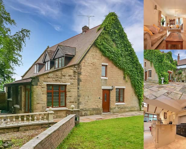 Take a look inside this ‘charming’ former school house near Hardwick Hall – it’s ‘staggeringly spacious’.