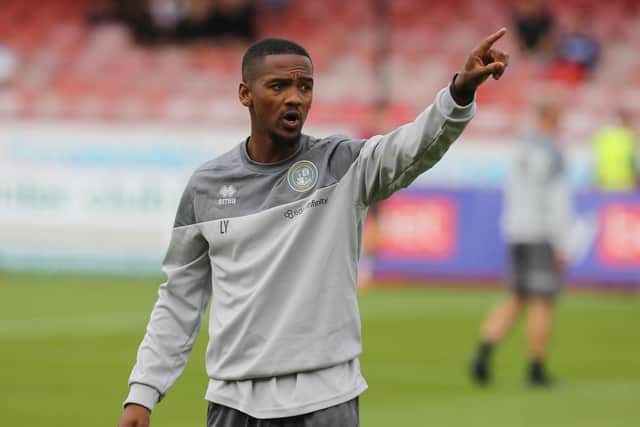Intermin Crawley boss Lewis Young - two wins out of two ahead of Mansfield visit.