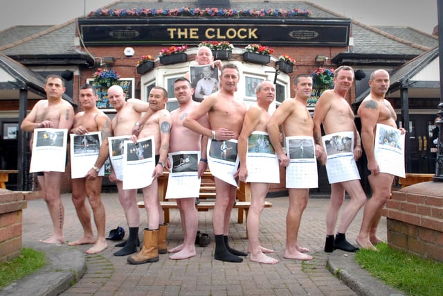 They were supporting charity in this 2009 event at The Clock in Hebburn. Landlord Norman Scott is pictured in the middle.
