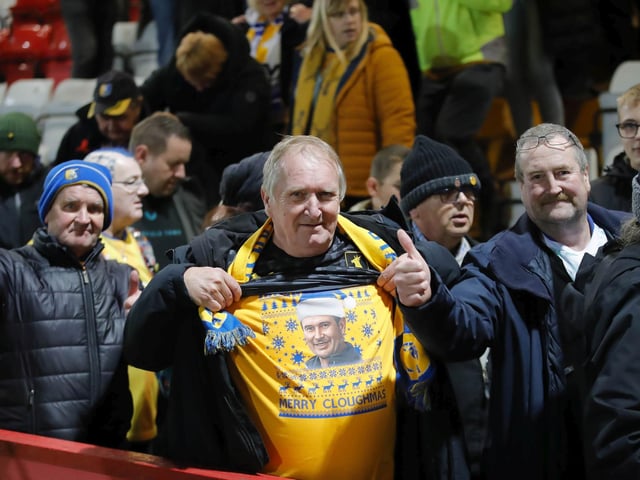 Mansfield Town progressed in the FA Cup thanks to Stephen McLaughlin's second half goal.