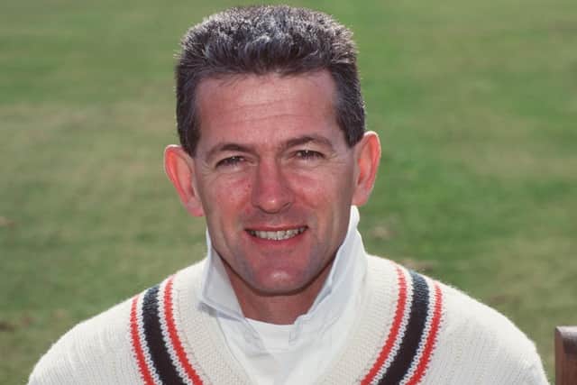1996: A portrait of Nigel Briers of Leicestershire during the Leicestershire photo-call Mandatory Credit: Ross Kinnaird/ALLSPORT