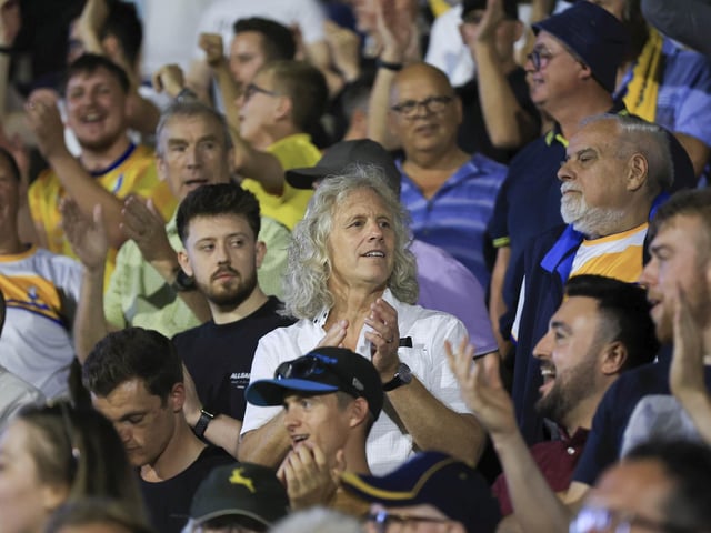 Mansfield fans at the SMH Group Stadium.