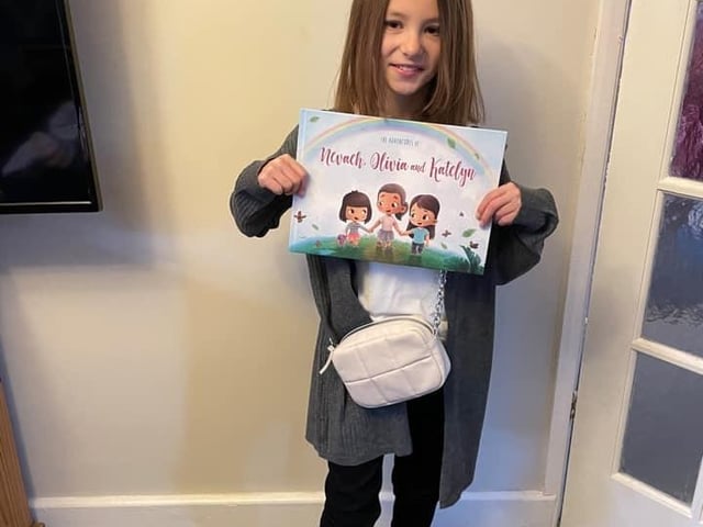 Olivia, aged 10, as Olivia