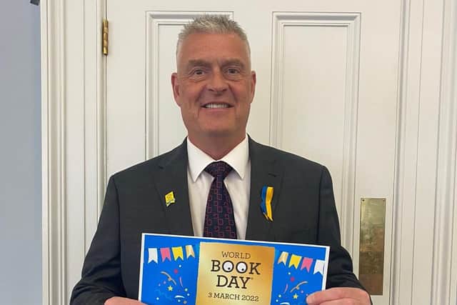 The MP for Ashfield and Eastwood, Lee Anderson, is helping support World Book Day