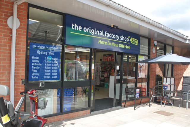The Original Factory Shop has opened next to Asda in Ollerton.