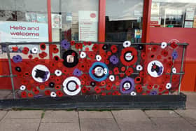 The wall was croched by Huthwaite resident Angela Hobson.