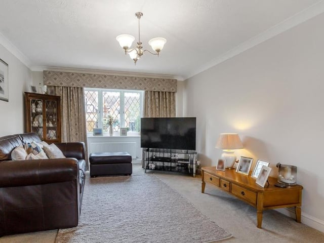 A final shot of the bright and relaxing lounge at the £470,000 property.