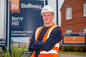 Matthew Allwood has been named Bellway’s Apprentice of the Year