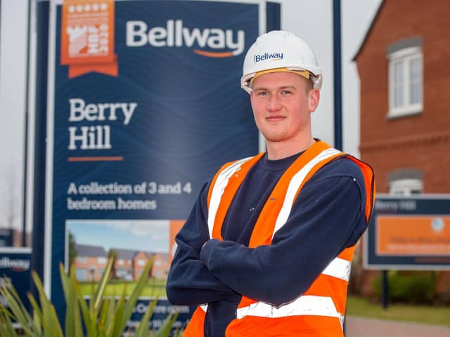 Matthew Allwood has been named Bellway’s Apprentice of the Year