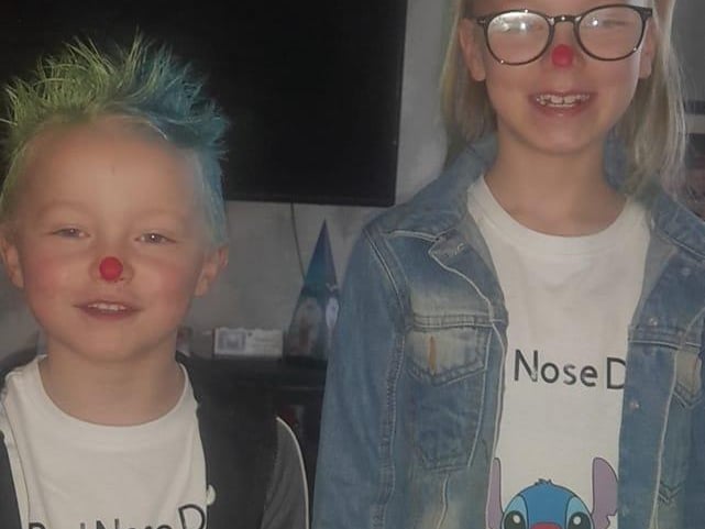 More personalised shirts for Red Nose Day.