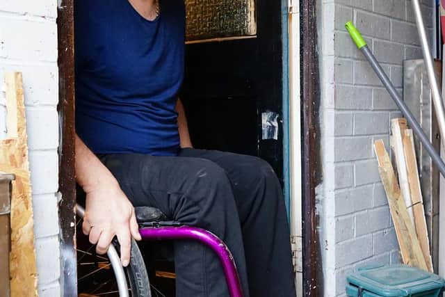 Dion is also raising funds for a new wheelchair to improve his independence.