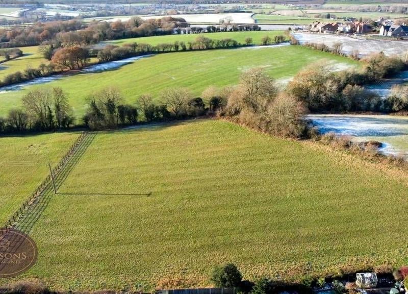 Just a sample of the open countryside that stretches beyond the back of the Selston house.