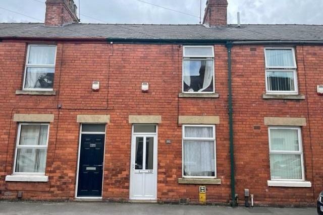 This two bedroom mid-terrace comes with two double bedrooms but requires modernisation. Marketed by David Blount Ltd, 01623 705519.