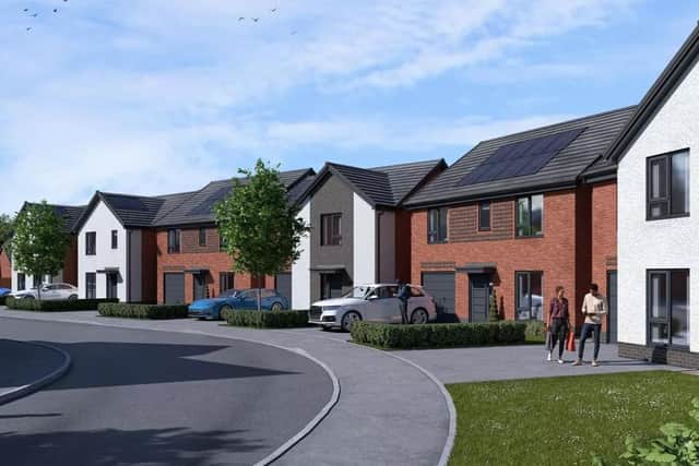 A CGI image of the proposed new housing development for Rainworth. Photo: Submitted