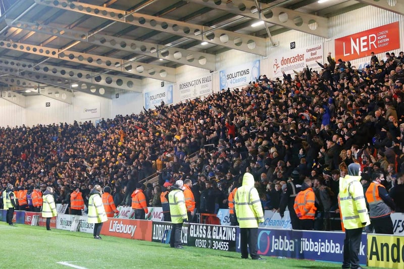 An army of over 3,300 Mansfield Town supporters were at the Keepmoat Stadium.
