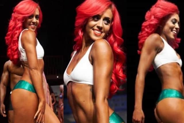 Alex is competing against women from around the world