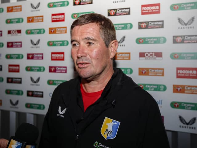 Mansfield Town manager Nigel Clough
Photo credit : Chris & Jeanette Holloway / The Bigger Picture.media